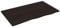 vidaXL Piano Bagno Marrone Scuro 100x60x2 cm Legno Massello Trattato