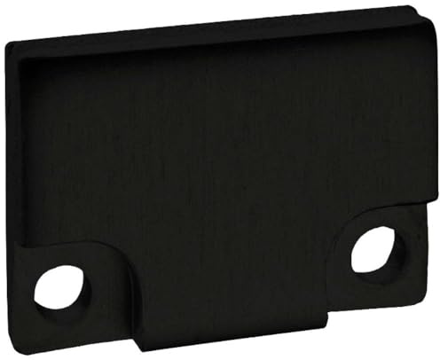 Barthelme 62398614_9005 BARdolino Endkappen-Set Aluminium (L x B x H) 3 x 18.4 x 13mm 2St.