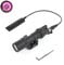 NECARL M300B IR-Taschenlampe, kein Logo, taktische IR-Taschenlampen, Waffenlicht mit Heckflügelschalter und Ferndruckschalter für 2 Beleuchtungsmodi, passend für 20 mm Picatinny-Schiene