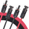 Solarkabel 6mm²,Solarkabel Verlängerung 5M,Solarleitung Verlängerungskabel für PV Photovoltaik Solaranlage Solarpanel Solar Kabel Verlängerung, IP68 Wasserdichte Solarstecker PV Kabel (Rot/Schwarz)
