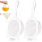 REJOECE 300/450 Tamiz de Filtro de Alimentos 2 Piezas Colador Kefir Colador Plastico Filtros para Vino Filtro para Vino para Filtrar Aceite Mermelada Cafe Caldo