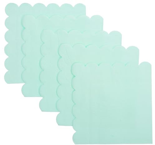 MAGICLULU Dekorative Weich Hautfreundlich Papierservietten mit Gewelltem Rand 20 Blatt und Partys und Gesellige Runden