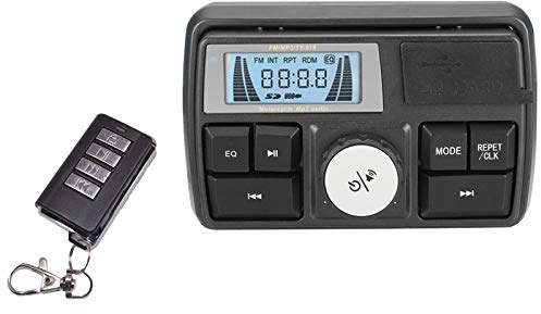Malloy Motorrad Audio MP3 Radio Sound System Stereolautsprecher Bluetooth Wasserdicht FM 5 EQ Funktionen LCD-Anzeige USB / / TF, 508092
