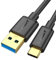 SUNGUY Câble USB C, 0,15m Câble USB A vers USB C 10 Gbps Cable Android auto Compatible avec iPhone 16/15 Pro Max, Galaxy S24 S23 S22, SSD
