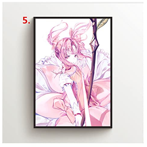 IGHSNZUH Puzzles Für Erwachsene 1000 Teile Puzzle Anime Poster Puella Magi Madoka Magica Retro1000 Teile Puzzlespiel