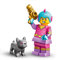 Retro-Weltraumheldin (Retro Space Heroine), Lego Minifiguren Serie 26 Weltraum (Series 26 Space), einzelne Sammelfigur, Complete Set with Stand and Accessories, CMF (col26-4)