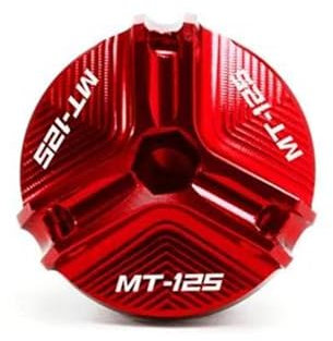 Motorrad Öltankdeckel Für YA&MAHA MT125 YZFR125 MT-125 YZF R125 2008-2023 Motorrad Motoröl Einfüllstopfen Öleinfülldeckel Öleinfüllverschluss(Farbe:rot,Größe:For MT125)
