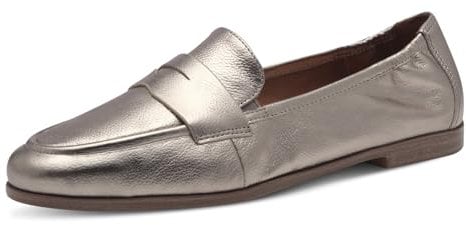 Tamaris Slipper Damen Elegant Blockabsatz metallic,EU 39
