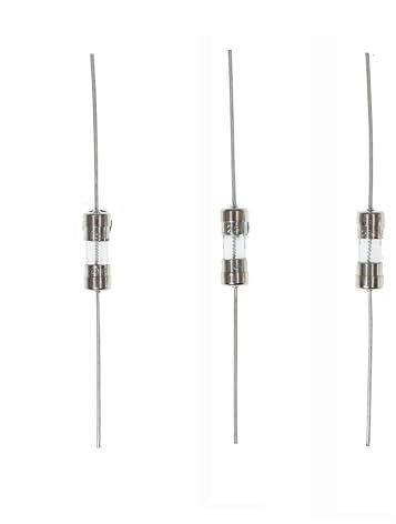 HUABAN 20 Stücke 8A 8 Amp 3.6 * 10mm 250V Glas-Sicherung träge mit Anschlussleitungen