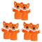 BESTonZON 6 STK Krähe Handpuppe Fuchs Fingerpuppen Puppen für Kinder Handpuppe für Kinder Fuchs-Armpuppe Kinderspielzeug Plüschtier Tierpuppen für Kleinkinder Plüsch Handpuppe Handpuppen