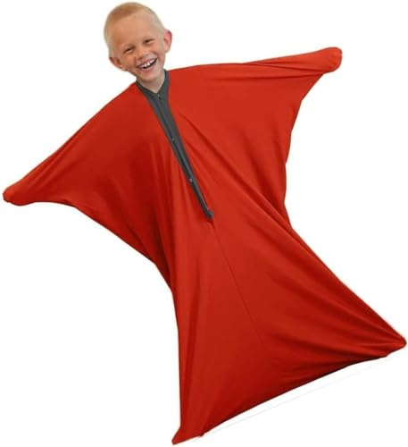 Sensory Sleep Pod – Die Originale, Maschinenwaschbare, Tragbare Kühldecke + Alternative Zur Gewichtsdecke For Männer, Frauen Und Jugendliche(Rot,M)