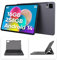 weelikeit Tablet con teclado - Android 14 de 12 pulgadas, pantalla FHD, 16 GB de RAM + 256 GB de memoria (ampliable hasta 2 TB), batería Octa-Core, batería de 8000 mAh, carga rápida de 20 W, WiFi de