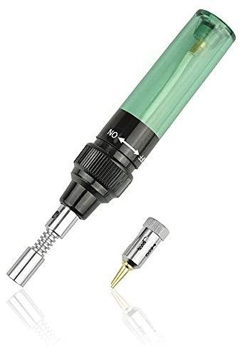 1 Stück Gaslötkolben, Butangas Lötkolben Werkzeug Schnurloses Butangas Lötkolben Lötkolben Schweißen Stift Werkzeug (Grün)