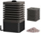 SWAWIS 9x9x16cm Aquarium Schwammfilter, Aquarium Innenfilter für 30-250L mit 1 Ersatzschwamm und Filterkugel, Luftheber Filter Aquarium für Biologische und Mechanische Filterung