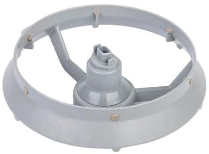 Adatto per Bosch Siemens 750906 00750906, anello di supporto per disco, supporto per disco, colore grigio chiaro, plastica, 193 mm, diametro robot da cucina, utensili da cucina anche Balay Constructa