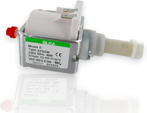 SB Comm - Pompa elettrica Ulka EP5GW 48 W 230 V compatibile con macchina da caffè Philips Saeco 996530007753 12000140 DeLonghi 5113211311