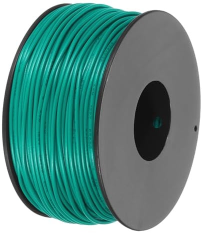 QUARKZMAN 26AWG Cable Trenzado De PVC 50M/164ft Verde Para Conexiones | Cable Eléctrico UL1007 Carrete De Cobre Estañado, Internas, Marina