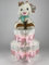 Chouette-Chouette | Gâteau à Couches Fille | Cadeau de Maternité | Naissance Fille | Baby Shower | 2L Sophie la Girafe Midi Rose