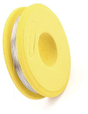 TA-VIGOR 0.1mm 38AWG Heating Resistor Wire, 15M Wrapping Nichrome Resistance Wire for Heating Elements, DIY Projects, Industrial Applications