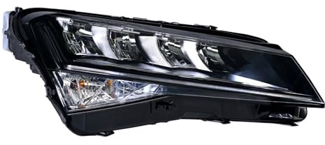 HELLA 1EX 354 896-021 LED-Hauptscheinwerfer - für u.a. SKODA SUPERB III (3V3) 1.4 TSI iV - schwarz - ECE/CCC - für Rechtsverkehr - rechts