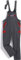 BP Profil 1844-720-53 Latzhose - Stretch Hosenträger - Verstellbarer Bund - Taschen für Knieschoner - 65% Polyester, 35% Baumwolle - Normale Passform - Größe: 64 - Farbe: dunkelgrau/rot