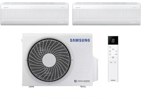 SAMSUNG CLIMATIZZATORE WINDFREE ELITE S2 WIFI DUALSPLIT R32 AJ040TXJ2KG DUE SPLIT 9000+12000 A+++
