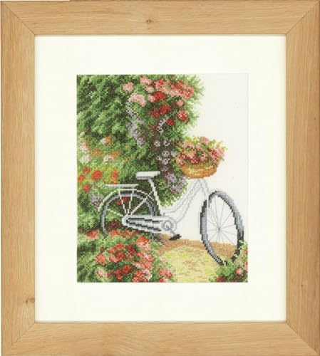 LANARTE PN-0147935 Gezählten Kreuzstich Kit, Mein Fahrrad, Aida