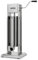 VERTES Presse à saucisses 7L en acier inoxydable, manivelle, engrenage à 2 vitesses, valve de purge, 3 joints de rechange, 4 tubes de remplissage 16, 22, 32 et 38 mm, vertical