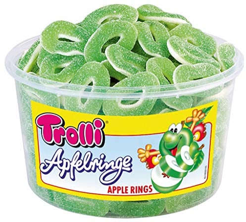 Trolli - Saure Apfelringe - Schaumgummi - Fruchtgummi - 150St/1200g