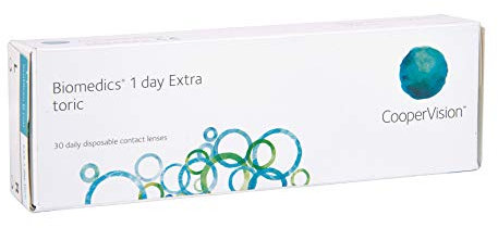 Biomedics 1Day Extra toric Tageslinsen weich, 30 Stück/BC 8.7 mm/DIA 14.5 mm/CYL -1.75 / ACHSE 160 / -4.25 Dioptrien