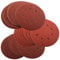 Silverline Hook & Loop Discs Punched 125mm 30pk 60 80 120 Grit