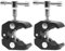 Anwenk Super Clamp w/ 1/4-20 and 3/8-16 Thread for Cameras, Lights, Umbrellas, Hooks, Shelves, Plate Glass, Cross Bars,Photo Accessories and More (2 Pack)