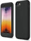 elago Silicone Liquido Custodia Cover Compatibile con iPhone SE 3 (2022) / SE 2 (2020) Compatibile con iPhone 8/7 – Protezione Full Body con Struttura a Tre Strati (Nero)