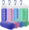 Kühltuch Set, kühlendes Handtuch Kühltücher Hals, Handtuch kühlend, Cooling Towel, Kühltücher Sport, Kühlhandtuch, Eishandtücher für Wandern, Laufen, Tennis, Reisen,