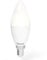 Hama WLAN Lampe mit Lampenfassung E14, (Smart Lampe funktioniert ohne Hub, LED Leuchtmittel mit 5,5W in Kerzenform, Sprach-/App-Steuerung, Smart Home Lampe für verschiedene Lichtatmosphären) Weiß