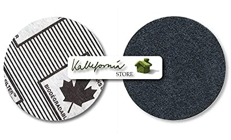 Kallefornia Filter-Set K800 für Moulinex Friteuse T-41 T-42 T-43 Fritteuse 3 Fettfilter 3 Kohlefilter