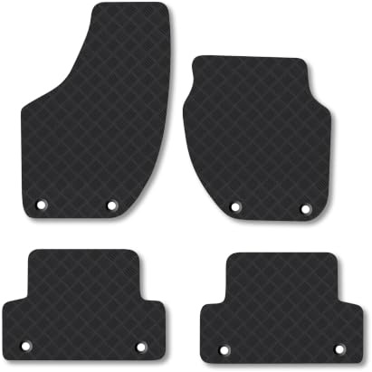 Volvo V40 (2012-2019) [Manual] 3mm Rubber Car Mats | Tailored Fit Durable Floor Mats Full Coverage Protection Waterproof Accessories Easy Clean Anti Slip Made in the UK