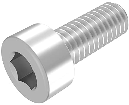 SECCARO Zylinderschraube M12 x 30 mm, Edelstahl V2A VA A2, DIN 912 / ISO 4762, Innensechskant, Vollgewinde, 20 Stück