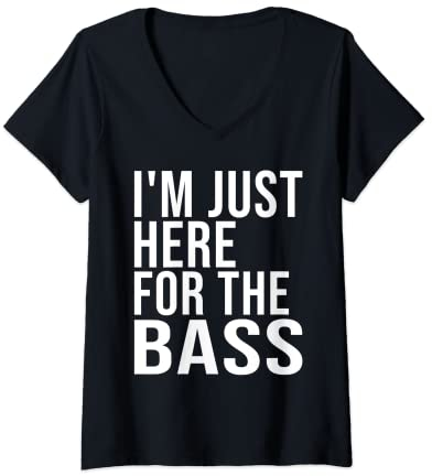 Damen Dubstep Dnb Drum und Bass Drum N Bass T-Shirt mit V-Ausschnitt