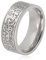 Ring für Männer und Frauen, 8 mm, Islam, muslimisch, Allah, Edelstahl, breiter Ring, islamisch, muslimisch, Gebet, religiöser Ring Schmuck, 8, Edelstahl, Kein Edelstein