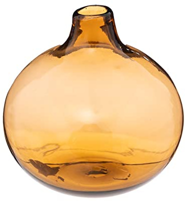 Atmosphera - Soliflore - Verre - Ambre - D12 cm