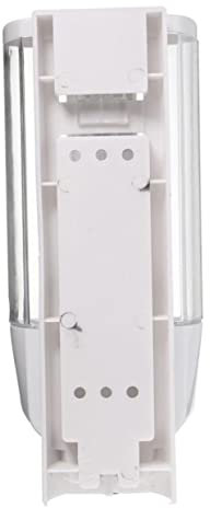 Zerodeko Dispenser Di Sapone Da Parete Manuale Erogatore Per Shampoo E Lozioni Con Blocco Design Innovativo Anti-goccia Per Bagno E Cucina Bianco