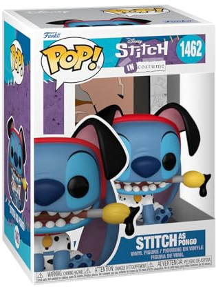Funko Pop! Disney: Stitch Costume - 101 Dalmatians Pongo - Lilo and Stitch - Figura de Vinilo Coleccionable - Idea de Regalo- Mercancia Oficial - Juguetes para Niños y Adultos - Movies Fans