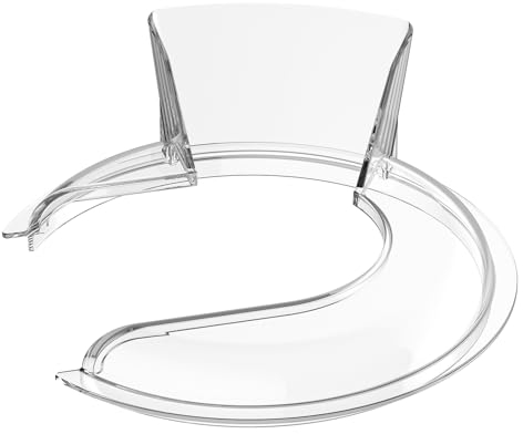 GVODE Couvercle Pour Kitchenaid 4.5 et 5 Quart Batteurs Sur Socle à TêTe Inclinable, Transparent, Protection Contre les éclaboussures, Parfait pour Kitchenaid Bol, Lavable au Lave-Vaisselle