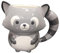 Folpus Taza de café de cerámica, Taza de de Animales, Tazas de Agua, Taza de Divertida, Taza de Leche de té de la para Regalo de, Mapache