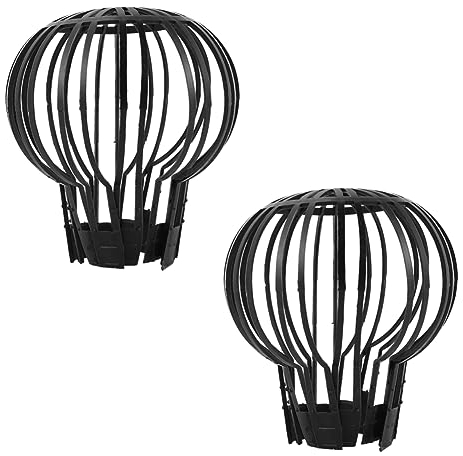 Gadpiparty Bouclier Filtrant Pour Gouttière De Toit En Plastique Protection D'entonnoir Facile à Installer 2 Pièces