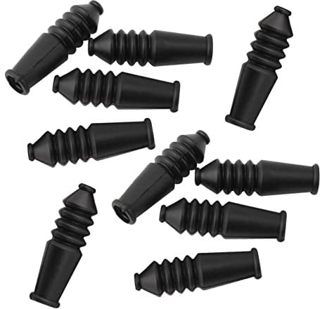 KOMBIUDA Pack of 10 Mountain Folding Bike Brake Line Rubber Sleeves Fits Brake and Derailleur Cables Prevents Water and Dust