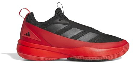 adidas Unisex Front Court Shoes Basketball-Schuhe, core Black/RED/Carbon, 43 1/3 EU