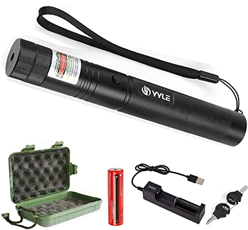 HAPPOYEER Aufladbare hochleistungsfähige taktische Taschenlampe mit einstellbarer Brennweite für Nachtastronomie, Außenjagd und Wandern