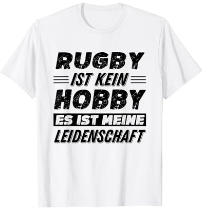 Kein Hobby Meine Leidenschaft Lustiges Rugby T-Shirt